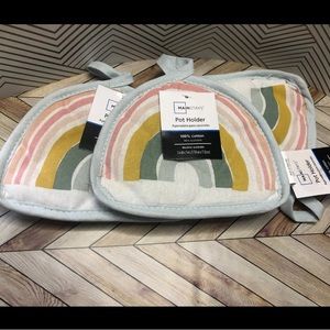Rainbow PH/ Multi Set 4 Washable Thermal Hand Protector Oven Mitts